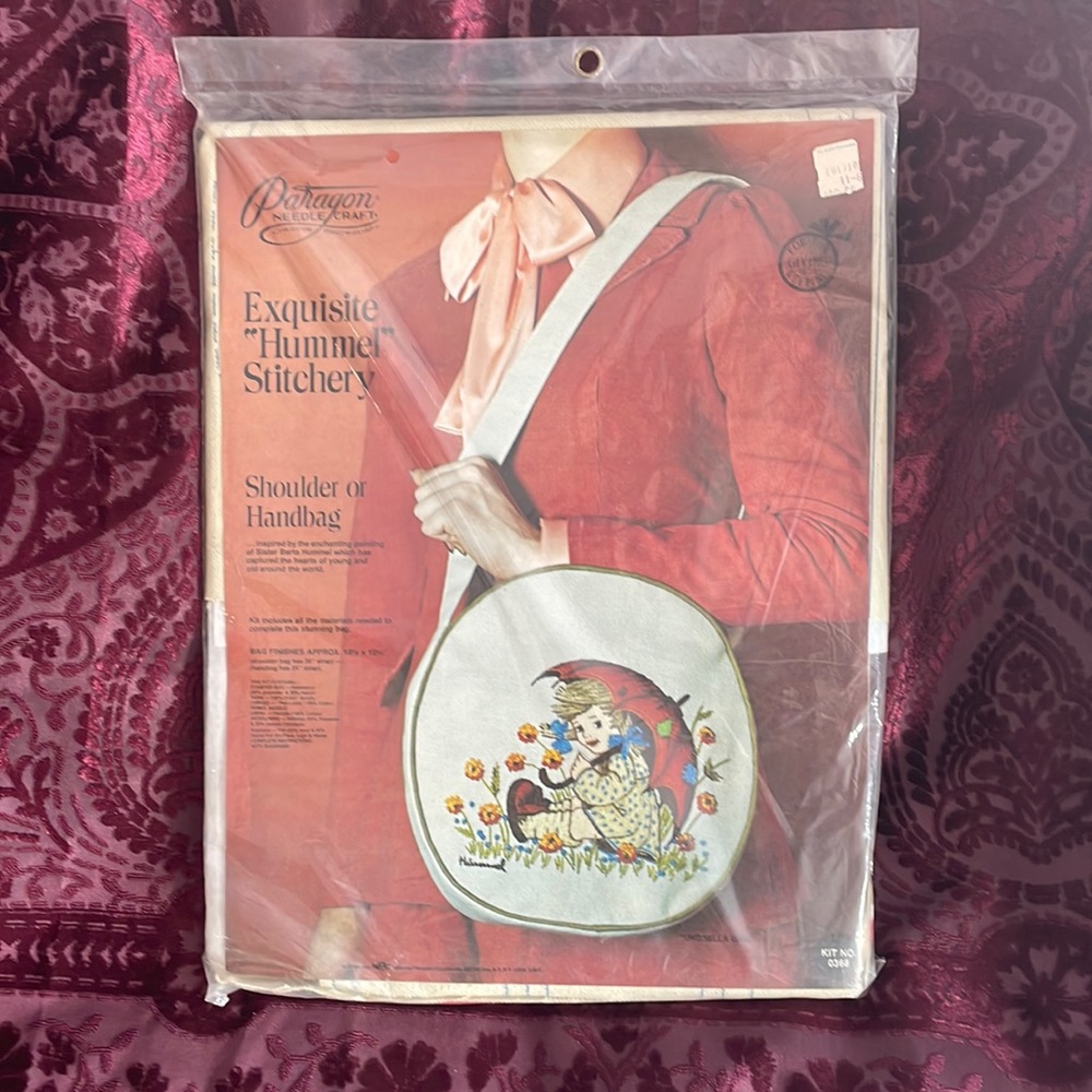 1970’s Hummel Embroidery Bag craft Kit